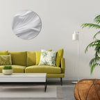 SILKEN SERENITY Round Wall Art