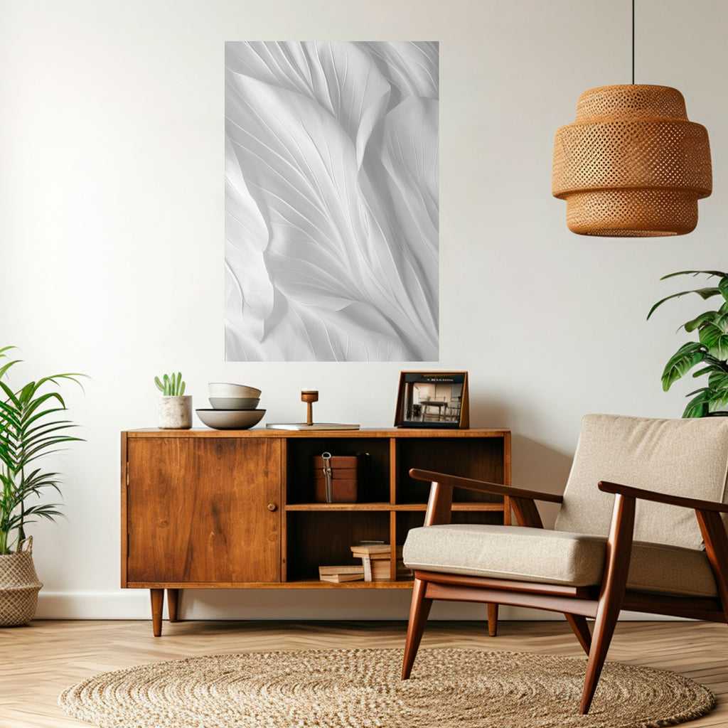 SILKEN SERENITY Peel and Stick Vertical Poster