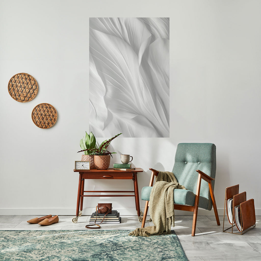 SILKEN SERENITY Peel and Stick Vertical Poster