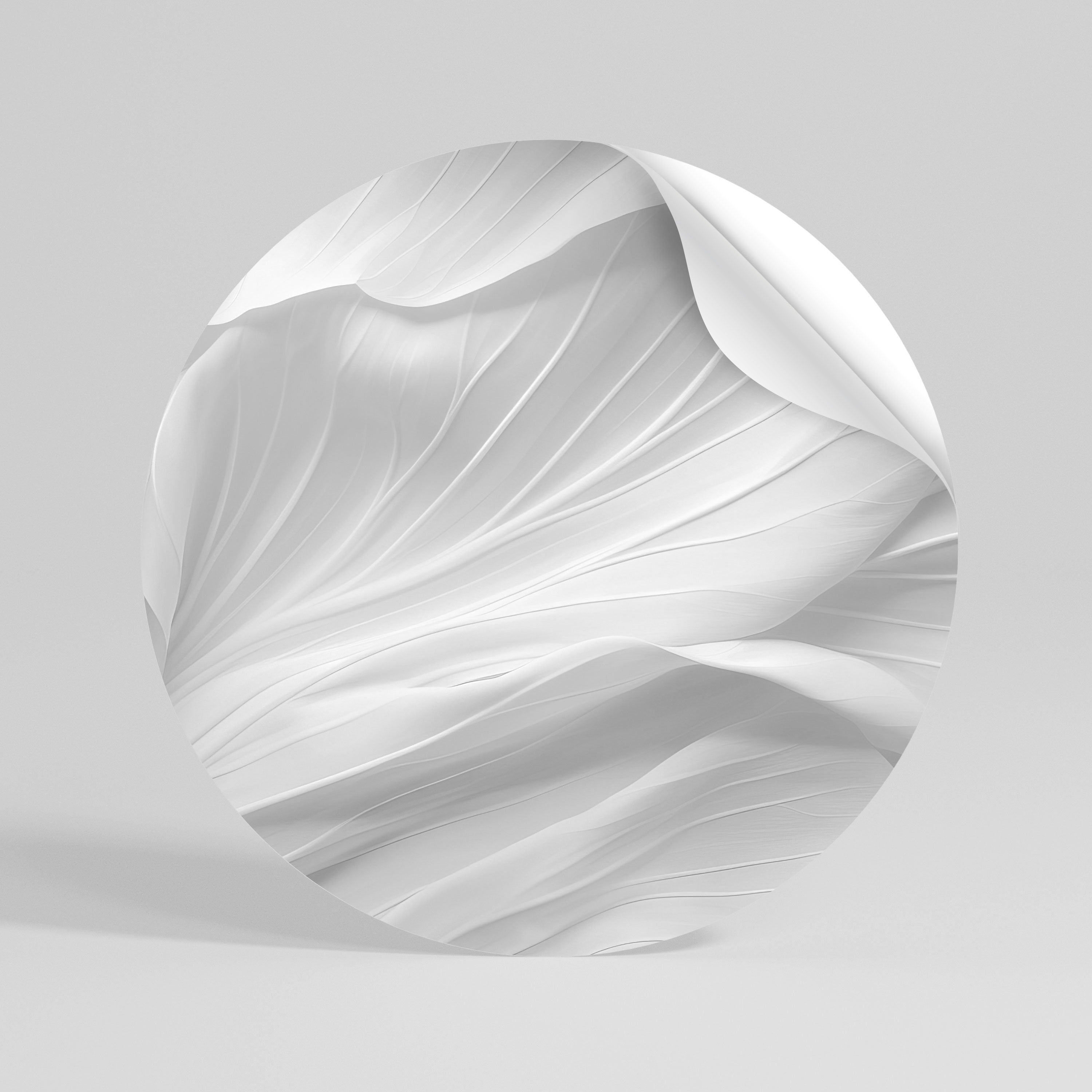 SILKEN SERENITY Vinilo adhesivo redondo