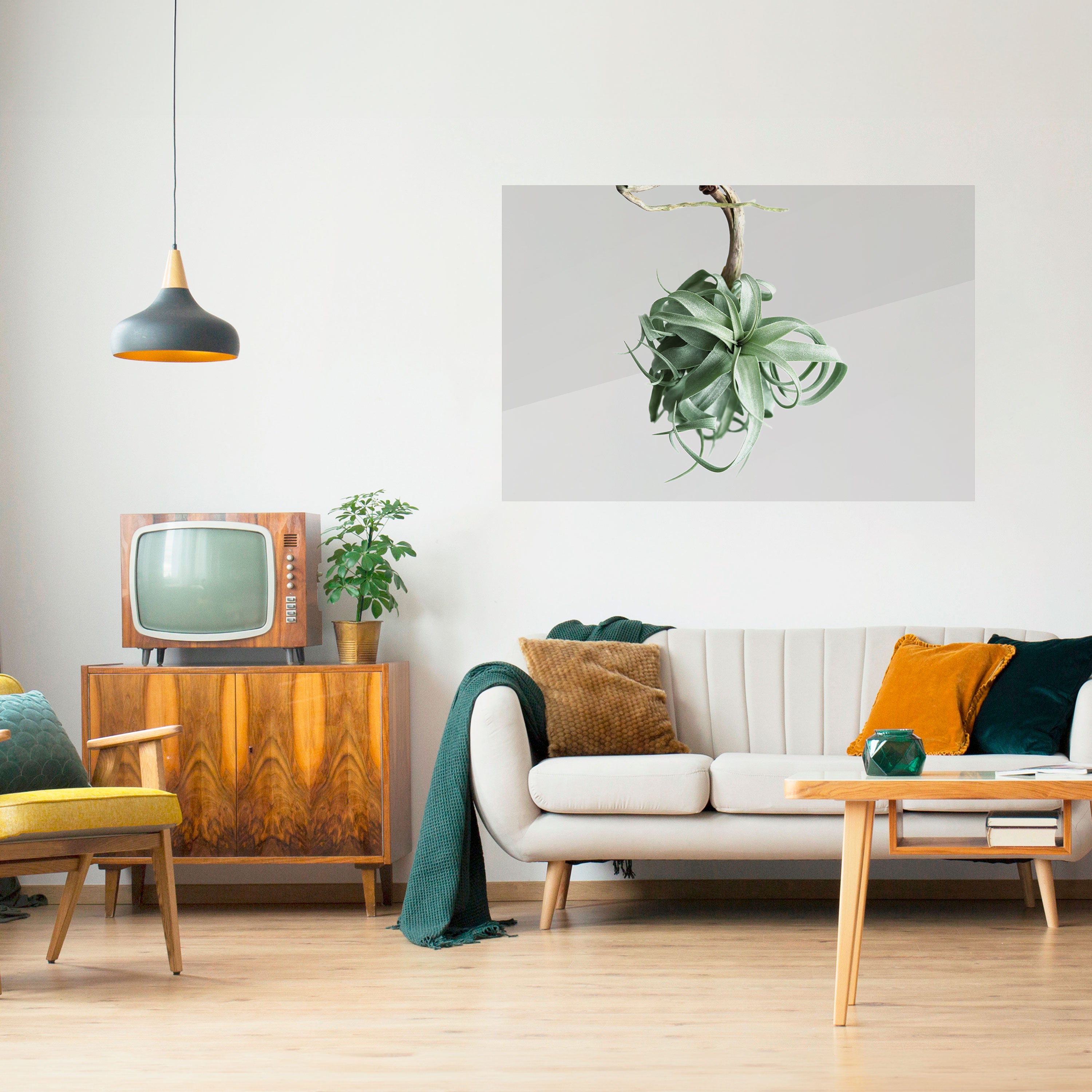 MARAÑA DE LA NATURALEZA Póster horizontal autoadhesivo