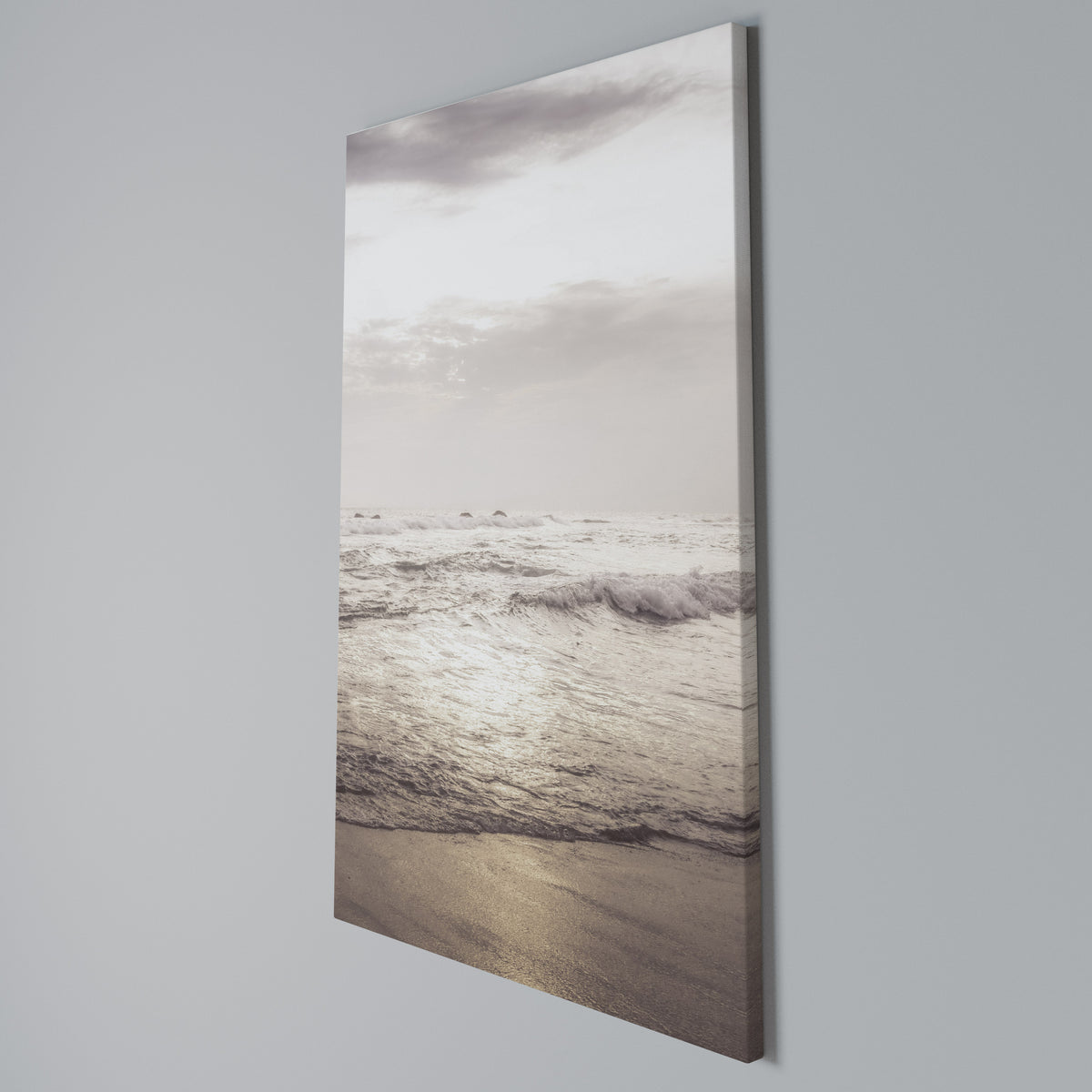 WHISPERS OF THE OCEAN Cuadro en lienzo vertical
