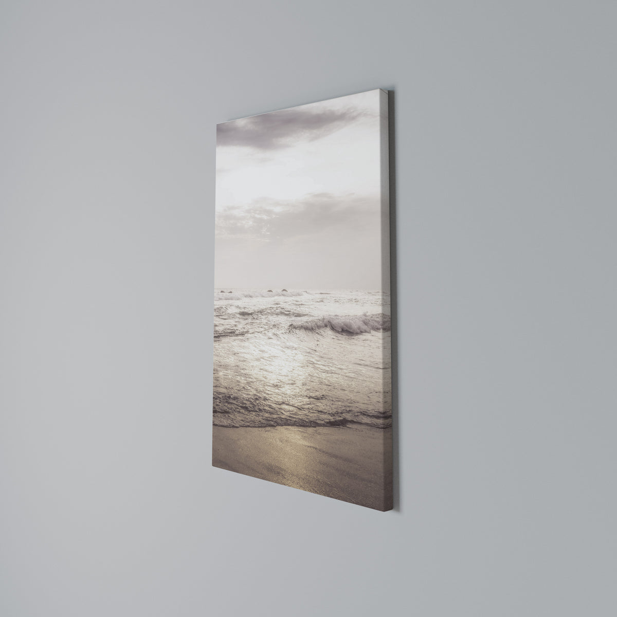 WHISPERS OF THE OCEAN Cuadro en lienzo vertical