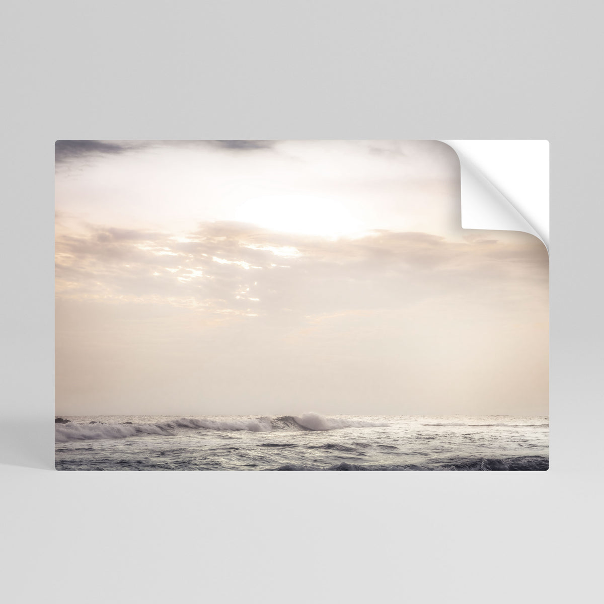 WHISPERS OF WAVE Póster adhesivo horizontal