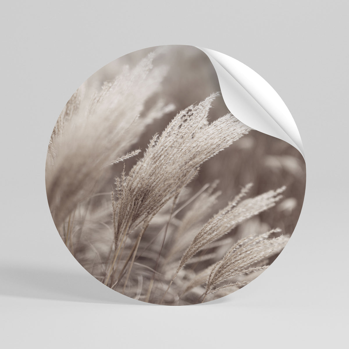 TRANQUIL NATURE'S TOUCH Peel and Stick Round Sticker