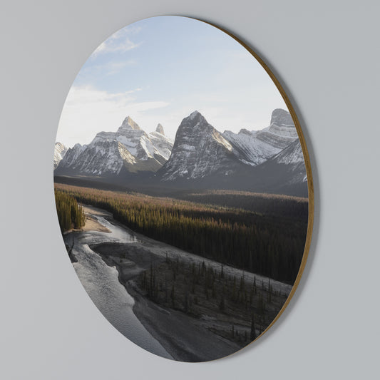 ECHOES OF NATURE'S SPLENDOR Arte de pared redondo