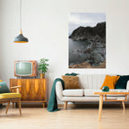 STONE MELODY AT SEA Peel and Stick Vertical Poster