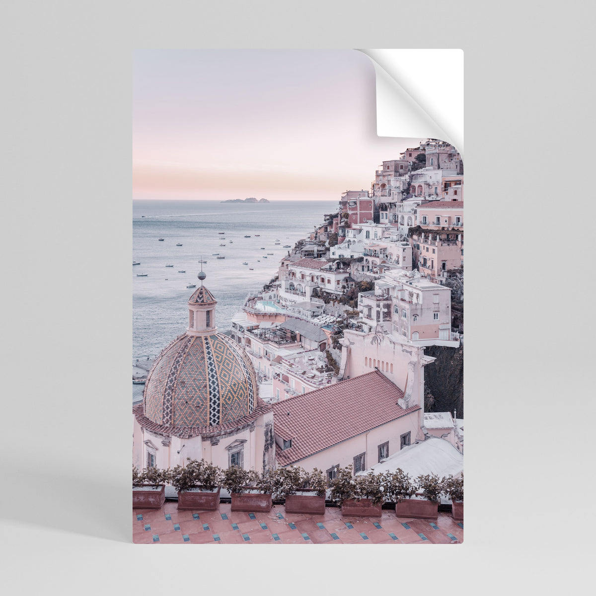 MEDITERRANEAN DREAMSCAPE Póster adhesivo vertical