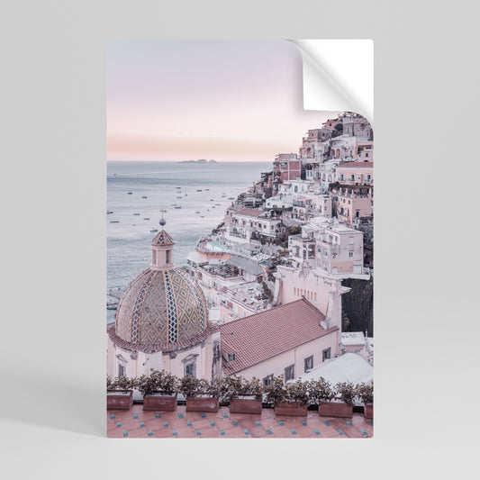 MEDITERRANEAN DREAMSCAPE Póster adhesivo vertical