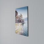 SEASIDE ARCHITECTURAL FANTASY Cuadro en lienzo vertical