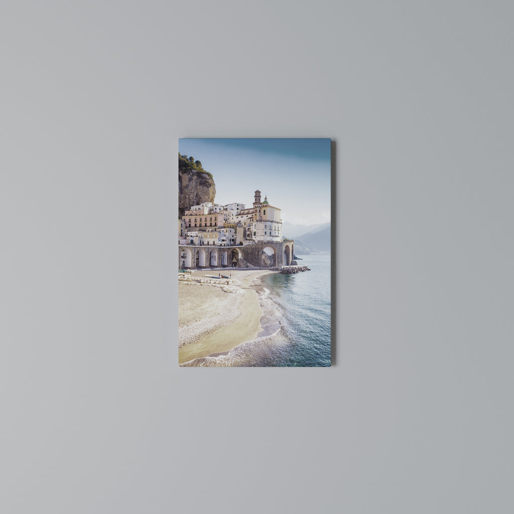 SEASIDE ARCHITECTURAL FANTASY Cuadro en lienzo vertical