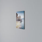 SEASIDE ARCHITECTURAL FANTASY Cuadro en lienzo vertical