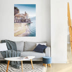 SEASIDE ARCHITECTURAL FANTASY Peel and Stick Vertical Poster