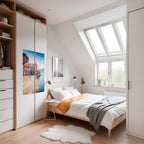 SEASIDE ARCHITECTURAL FANTASY Peel and Stick Vertical Poster