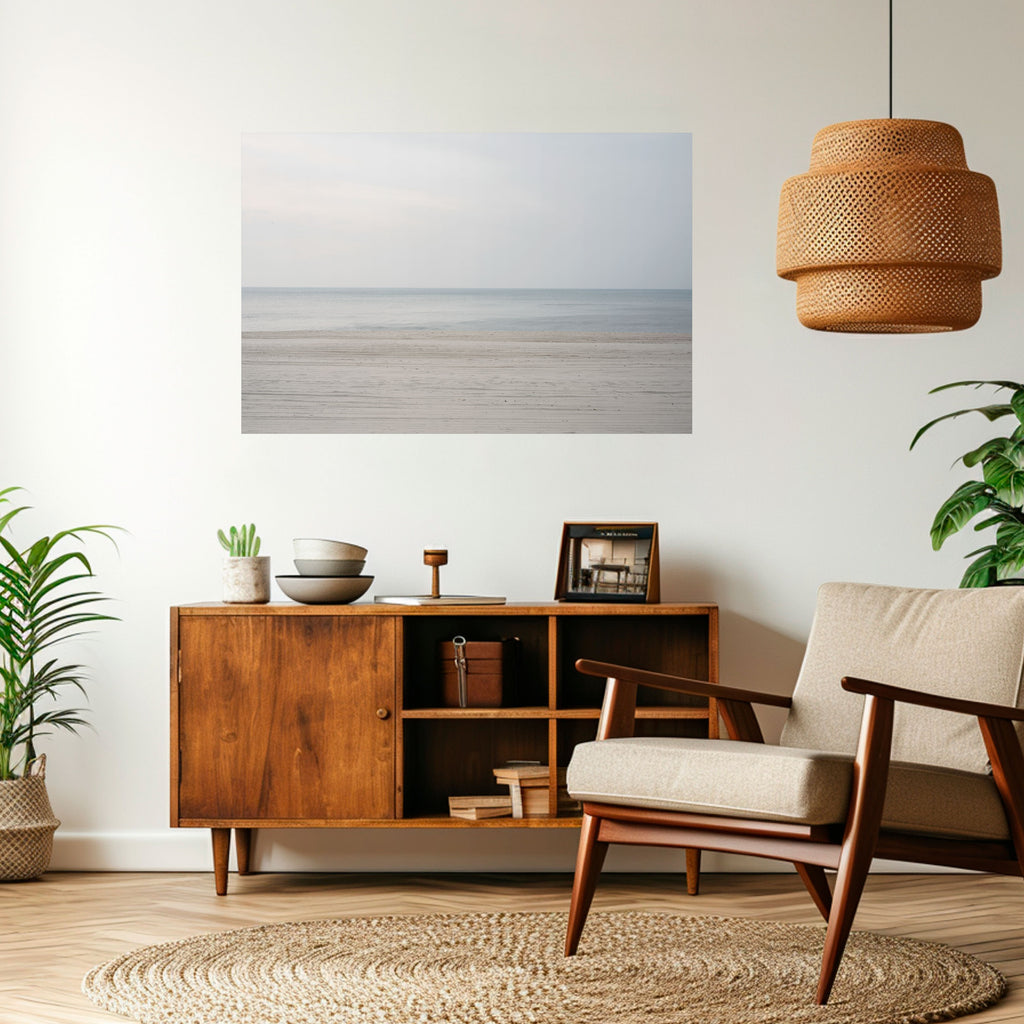 Póster horizontal autoadhesivo Misty Seas of Calm