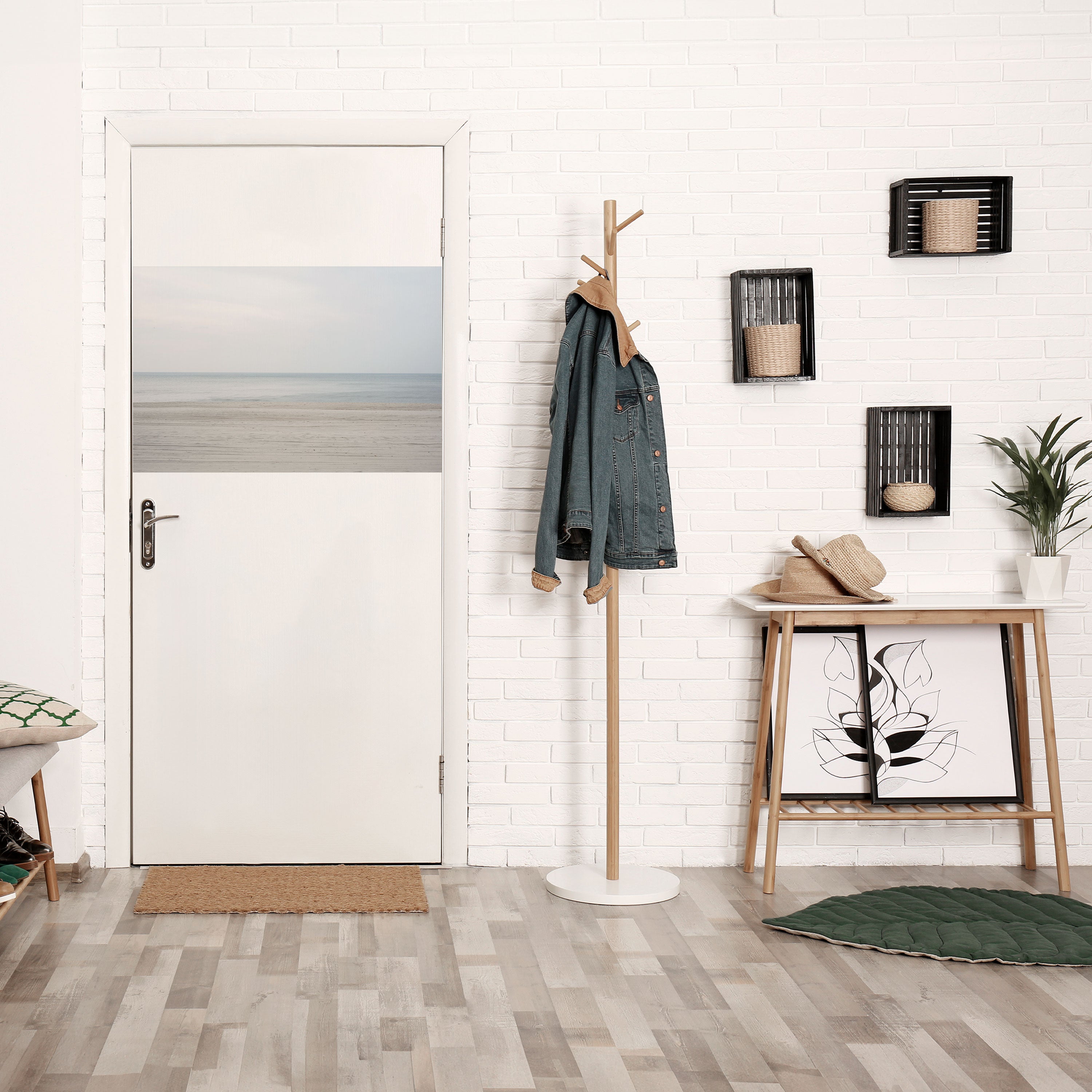 Póster horizontal autoadhesivo Misty Seas of Calm