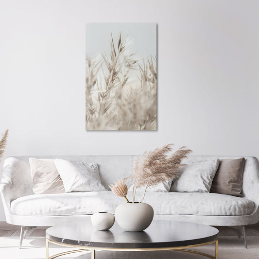 TRANQUIL GRASSES Vertical Canvas Print