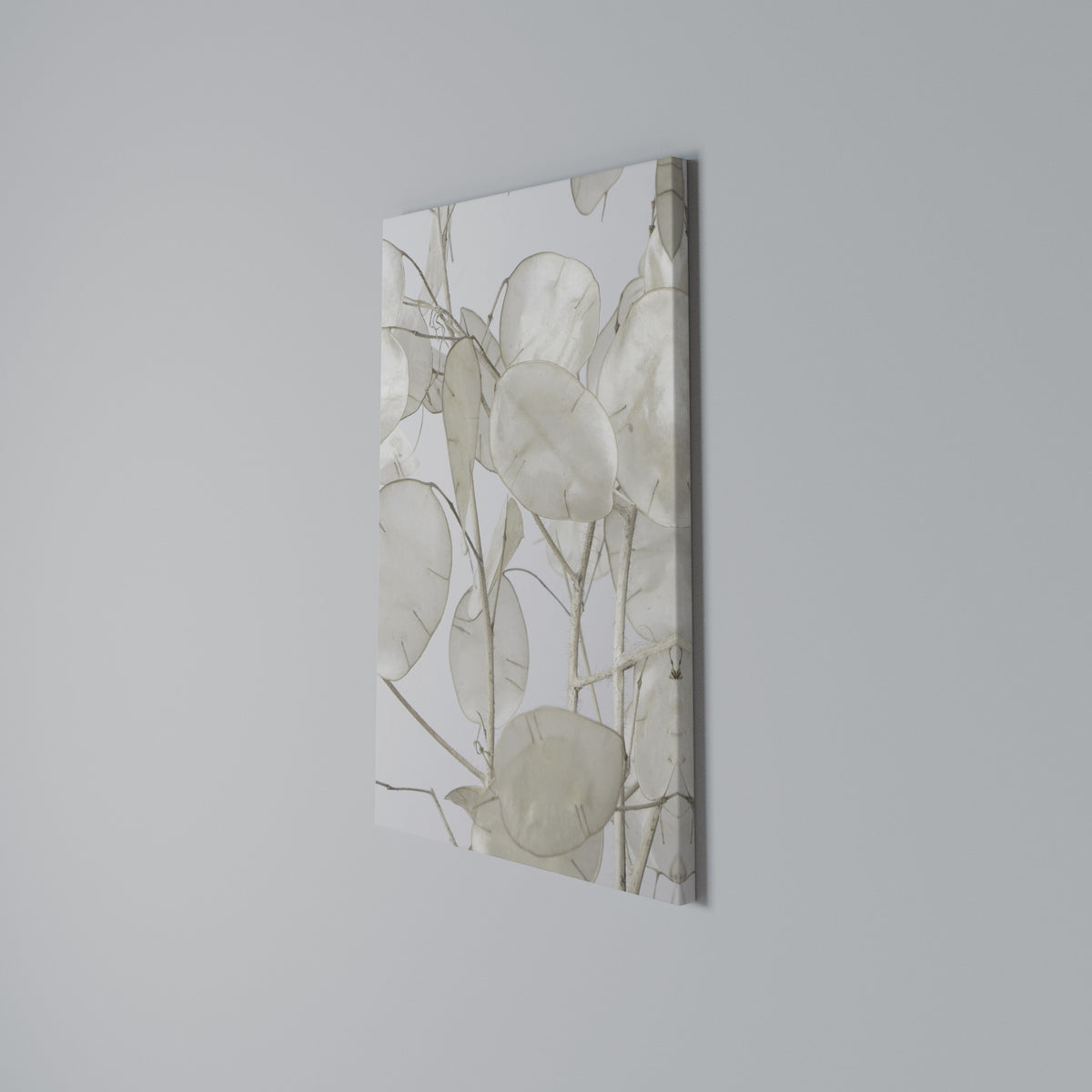 SILKY FOLIAGE WHISPERS Cuadro en lienzo vertical