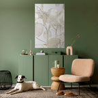 SILKY FOLIAGE WHISPERS Peel and Stick Vertical Poster