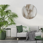 SOFTNESS IN FOCUS Round Wall Art