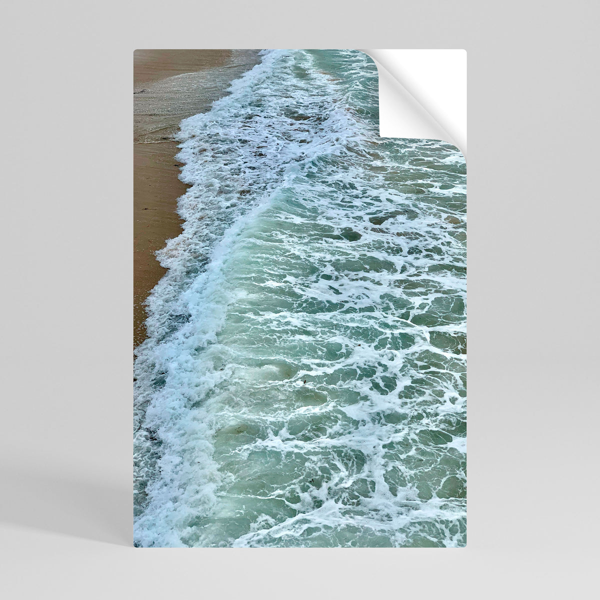 WAVES OF TIME Póster adhesivo vertical