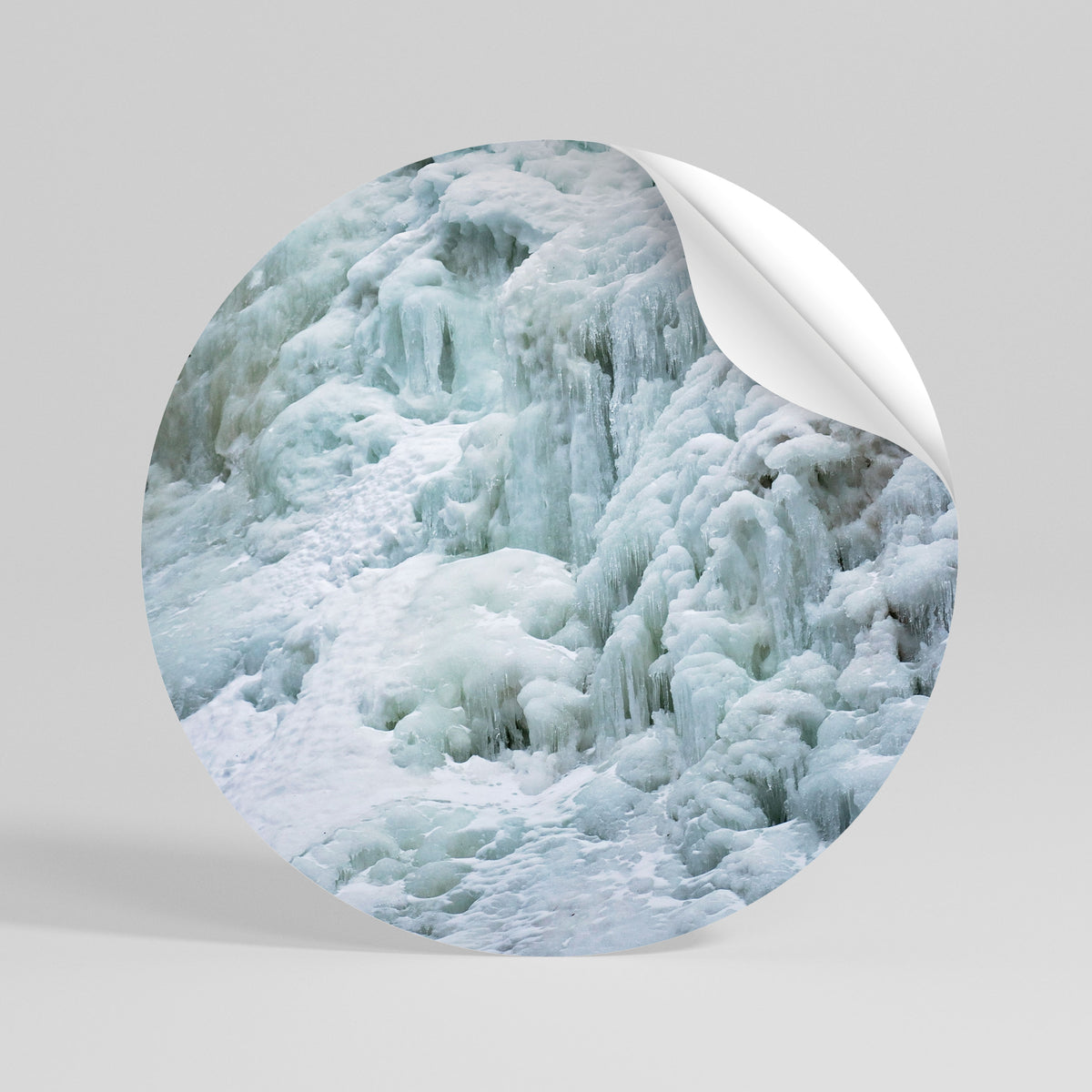 FROSTED WHISPERS Vinilo adhesivo redondo