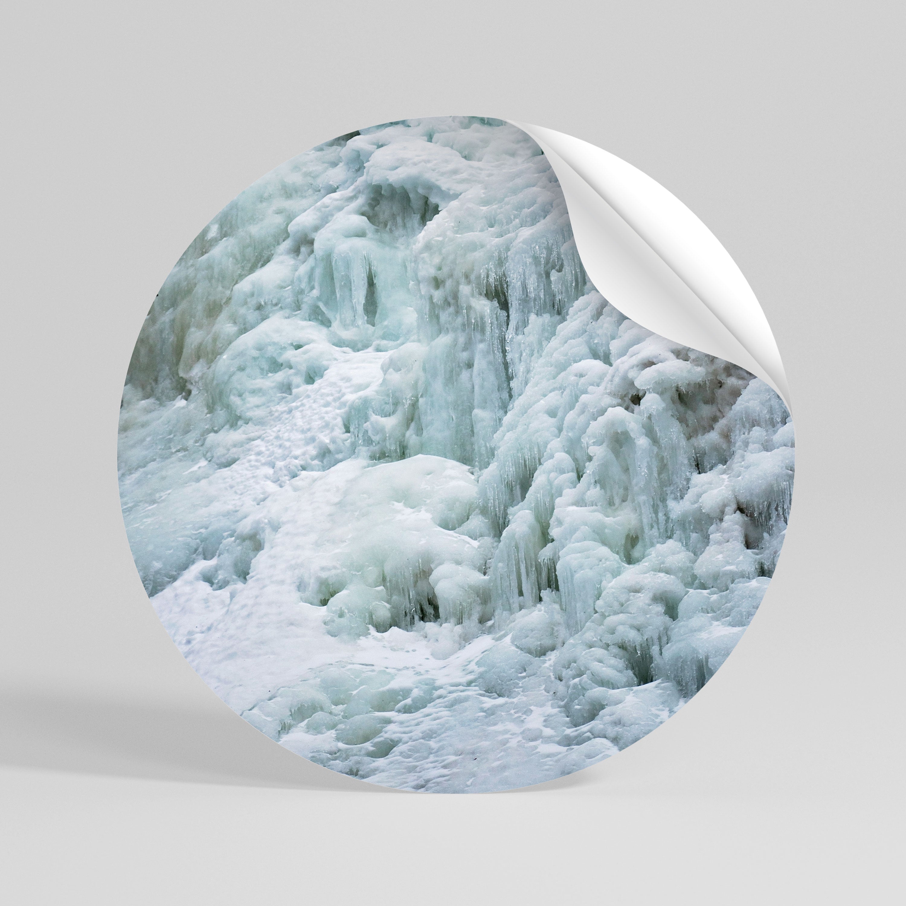 FROSTED WHISPERS Vinilo adhesivo redondo