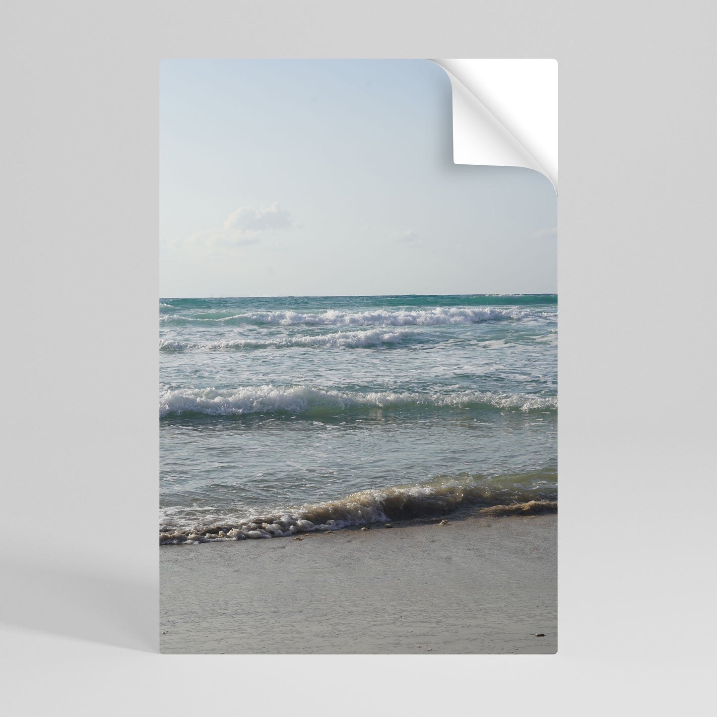 WAVES OF TRANQUILITY Póster adhesivo vertical
