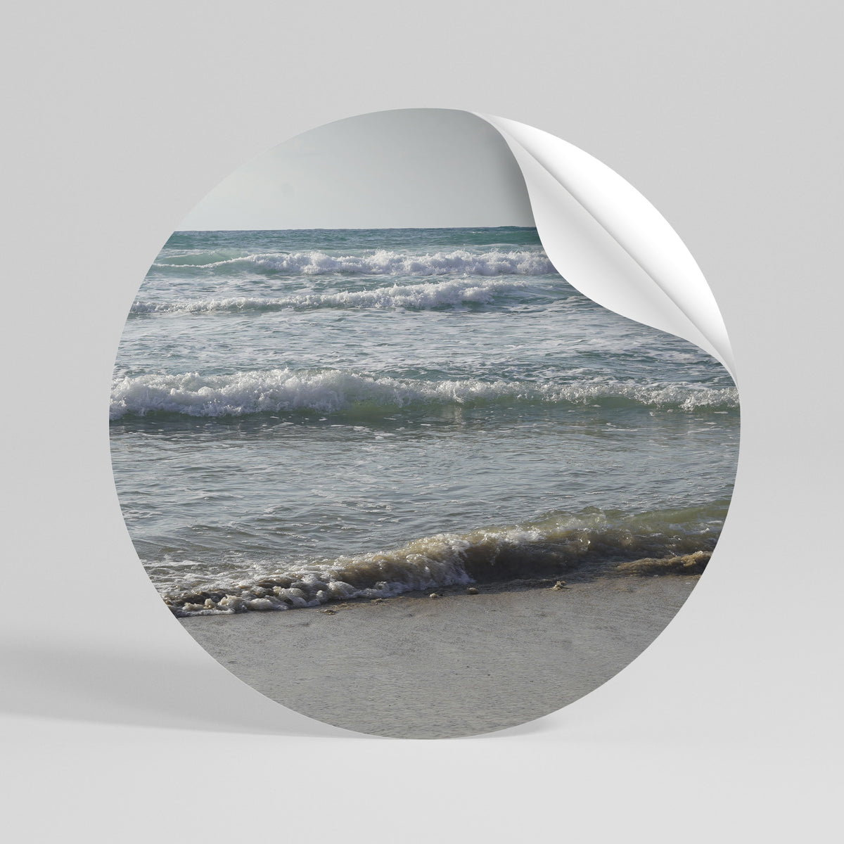 WAVES OF TRANQUILITY Vinilo adhesivo redondo
