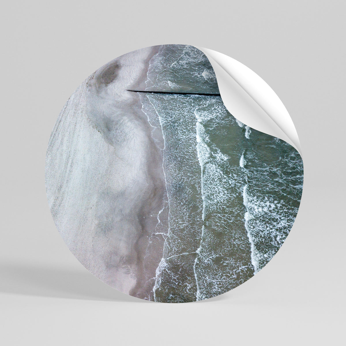 TIDE’S SILENT WHISPER Vinilo adhesivo redondo
