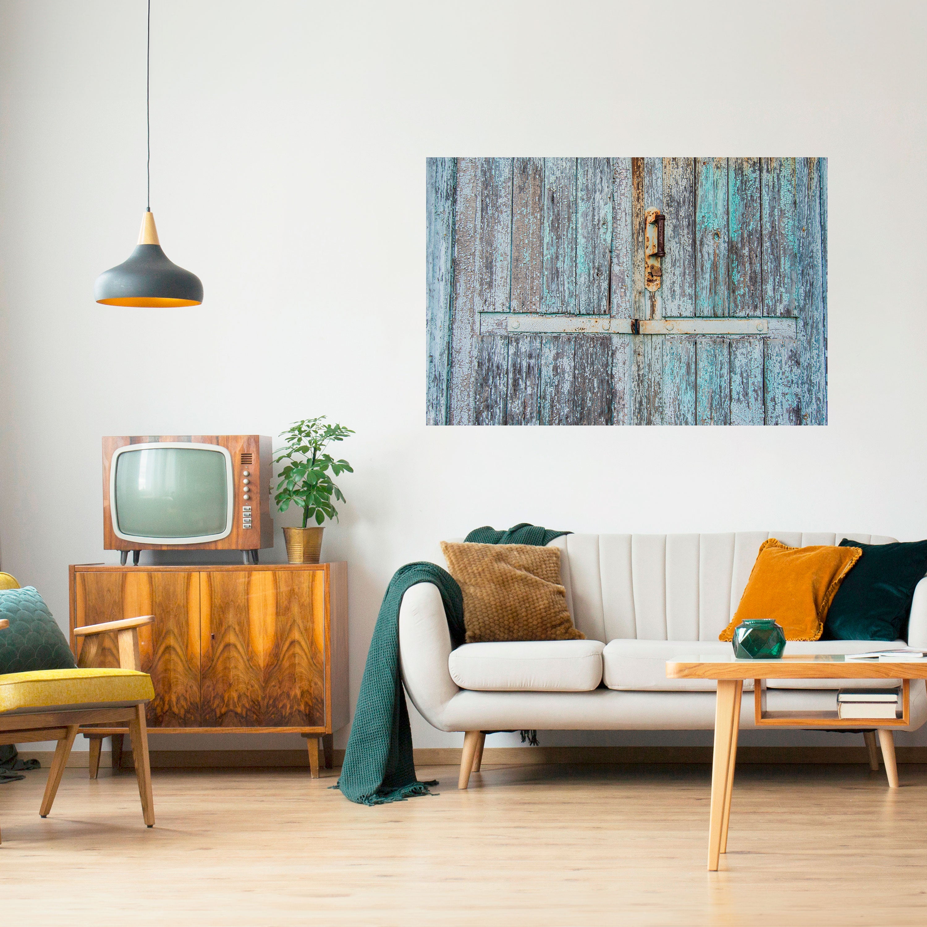 Póster horizontal autoadhesivo "VINTAGE DOORWAY DREAMS"