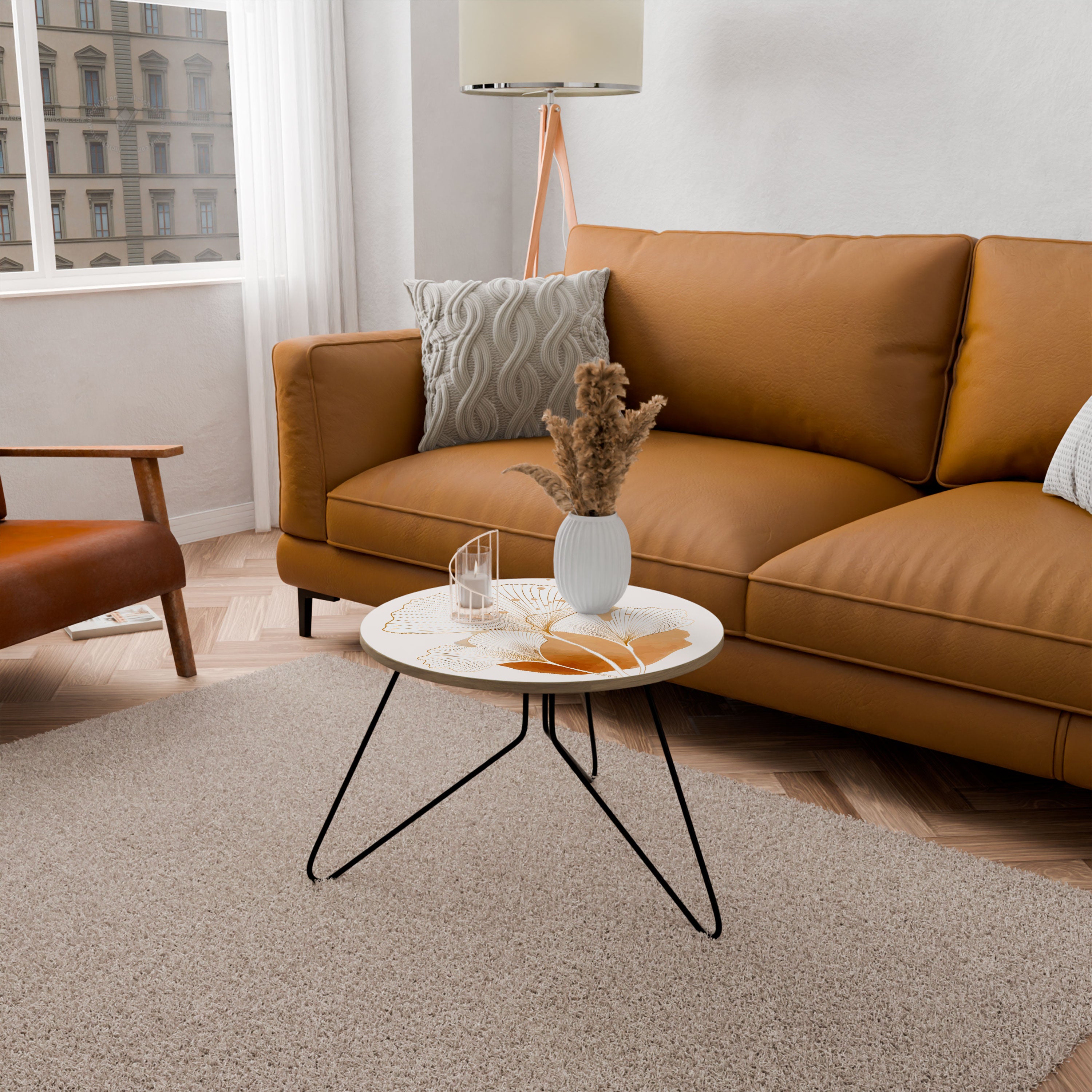 GOLDEN GINKGO DREAMS Coffee Table 60