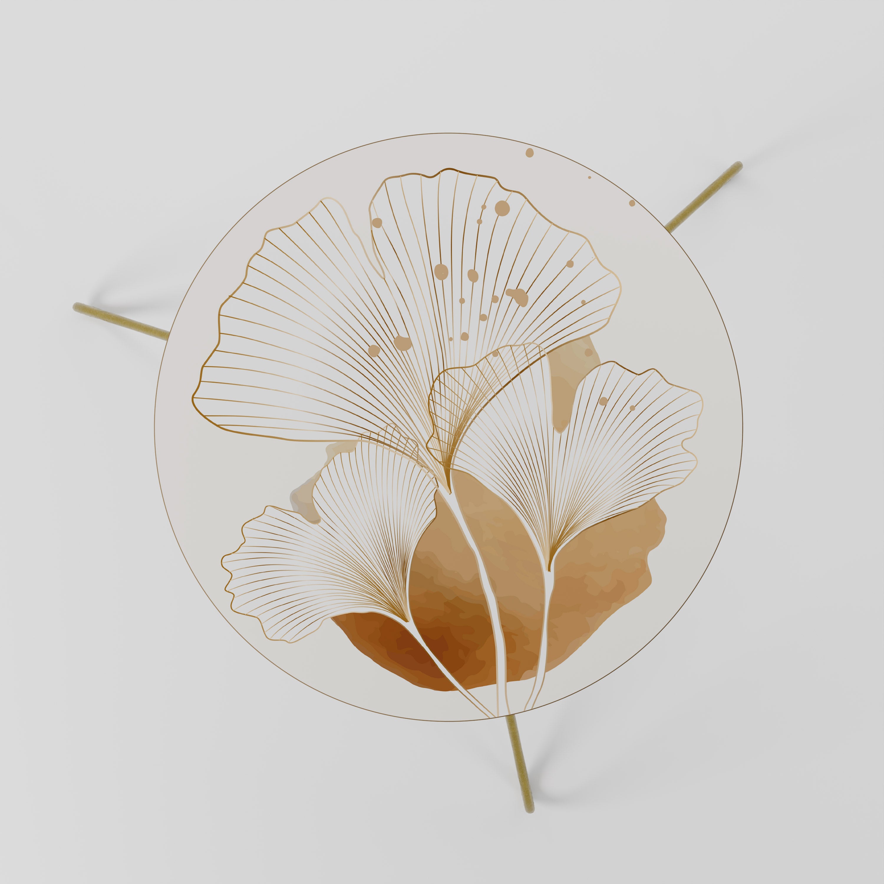GOLDEN GINKGO DREAMS Coffee Table 60