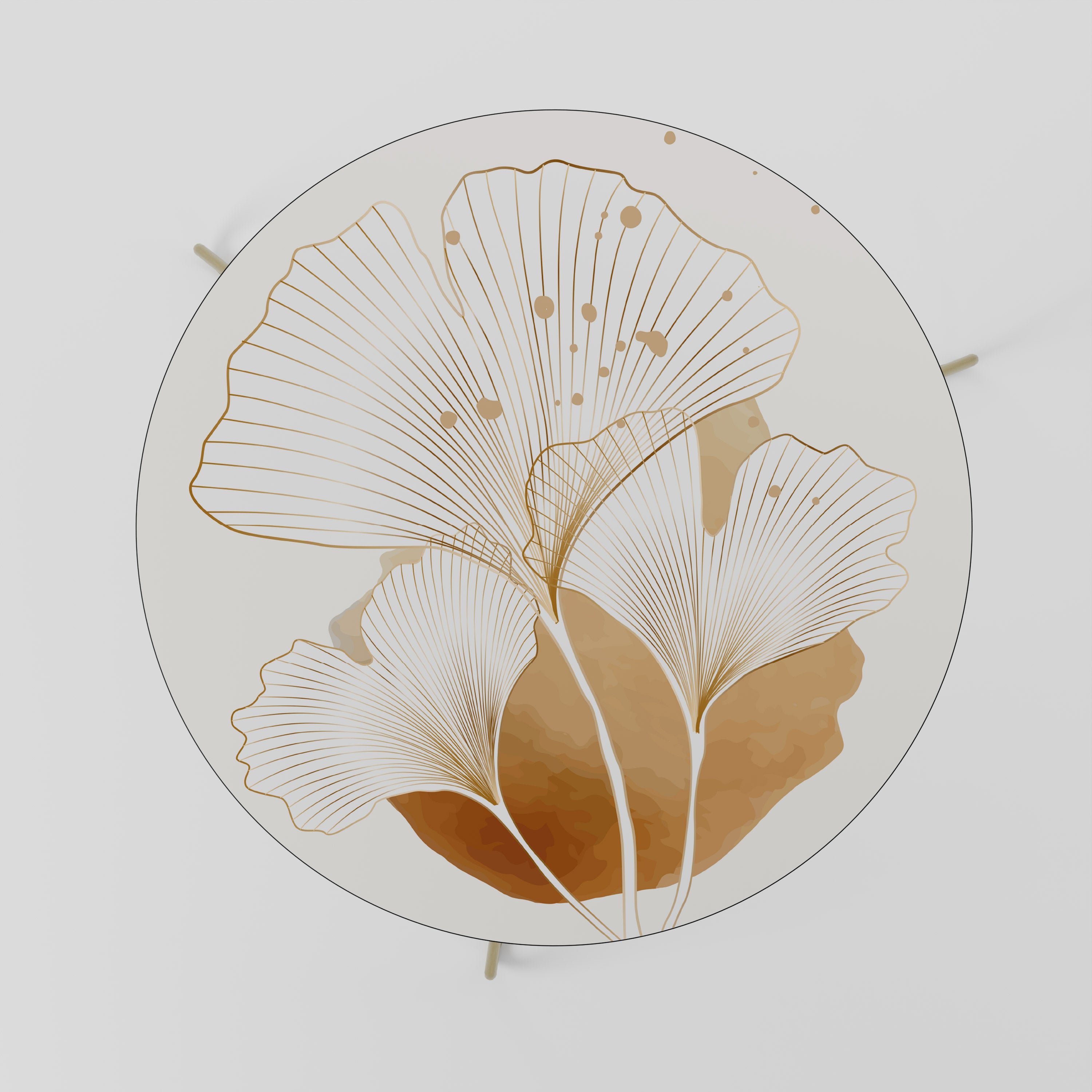 Mesa de centro GOLDEN GINKGO DREAMS 69