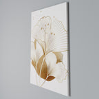 GOLDEN GINKGO DREAMS Cuadro en lienzo vertical