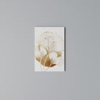 GOLDEN GINKGO DREAMS Cuadro en lienzo vertical
