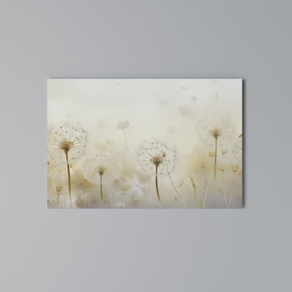 DREAMY DANDELION FIELDS Cuadro en lienzo horizontal