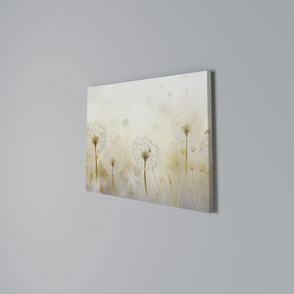 DREAMY DANDELION FIELDS Cuadro en lienzo horizontal