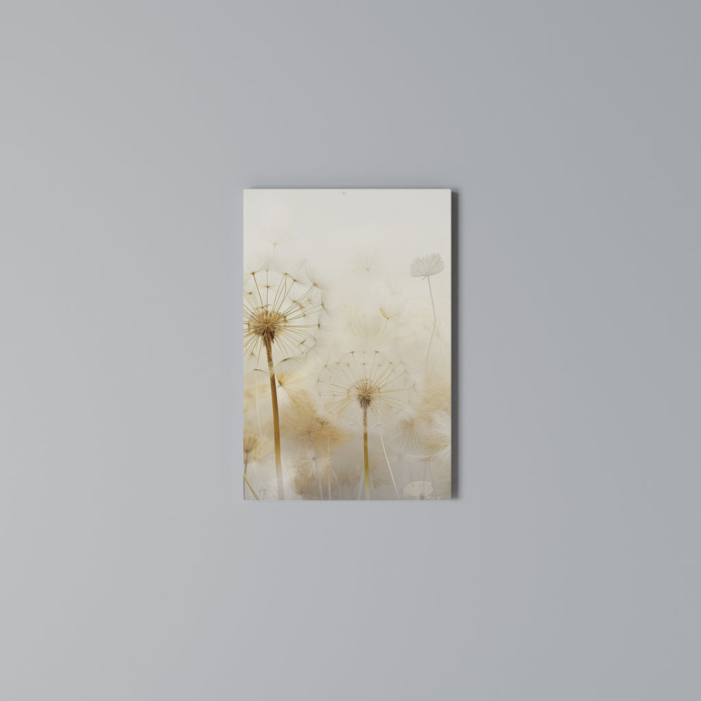 DREAMY DANDELION FIELDS Cuadro en lienzo vertical