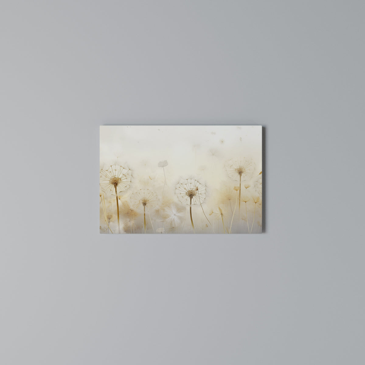 DREAMY DANDELION FIELDS Cuadro en lienzo horizontal