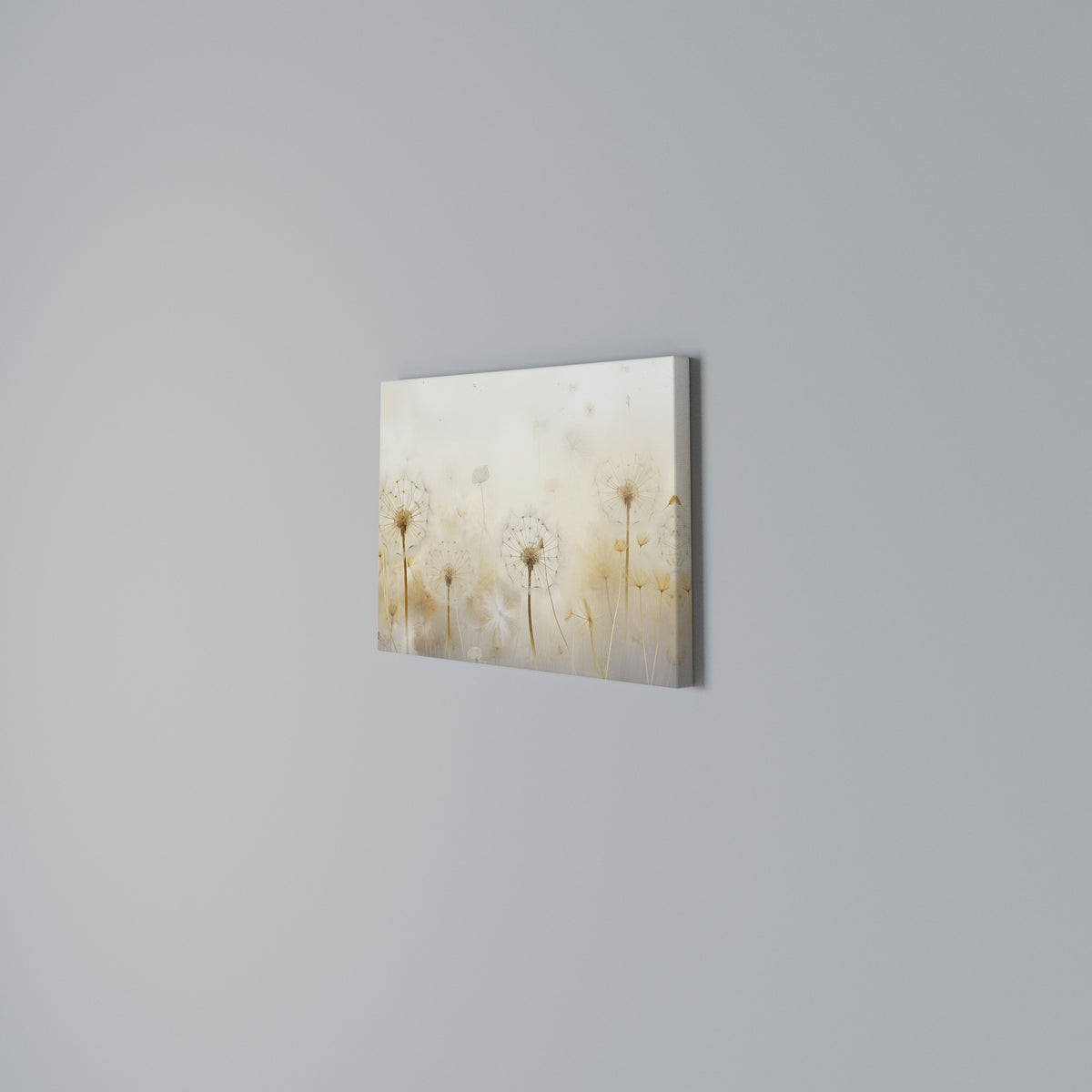 DREAMY DANDELION FIELDS Cuadro en lienzo horizontal