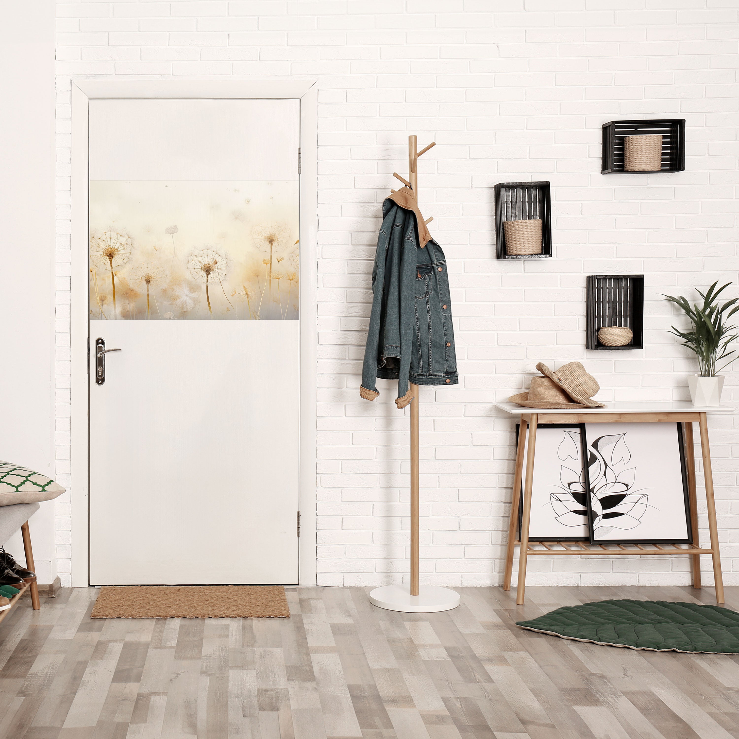 Póster horizontal autoadhesivo CAMPOS DE DIENTE DE LEÓN DE ENSUEÑO