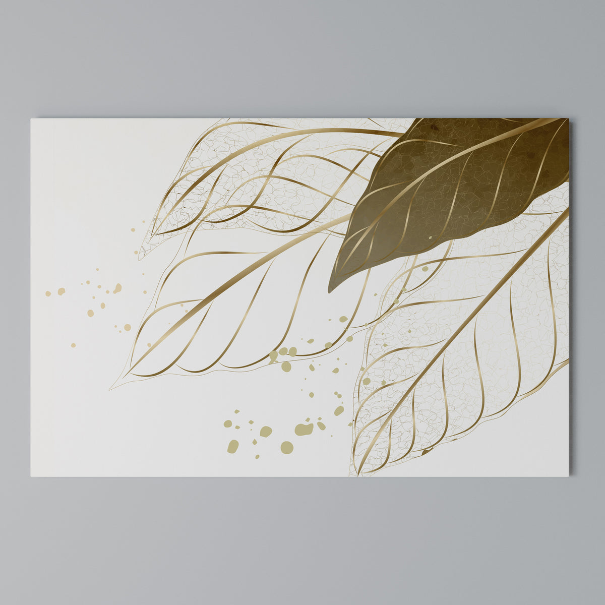 ELEGANCE IN FOLIAGE Cuadro en lienzo horizontal
