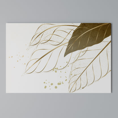 ELEGANCE IN FOLIAGE Cuadro en lienzo horizontal