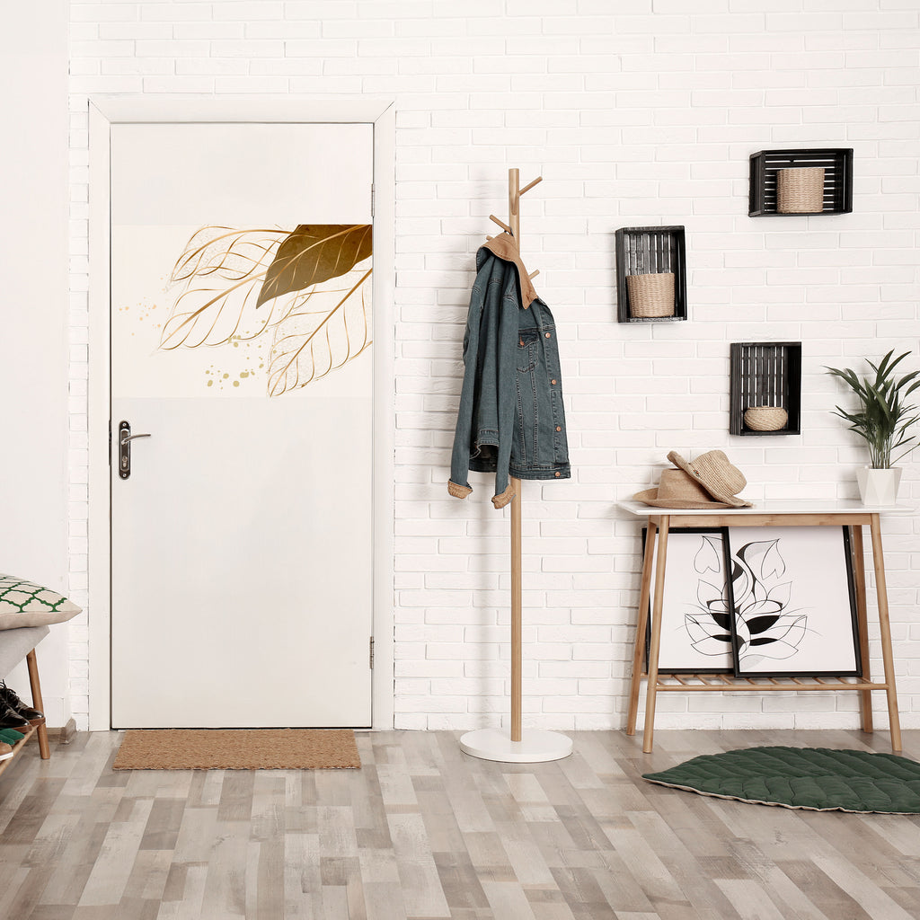 ELEGANCIA EN EL FOLLAJE Póster horizontal autoadhesivo