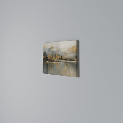 ECHOES OF GOLDEN DAWN Cuadro en lienzo horizontal