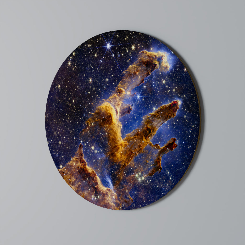 COSMIC DREAMSCAPE Round Wall Art