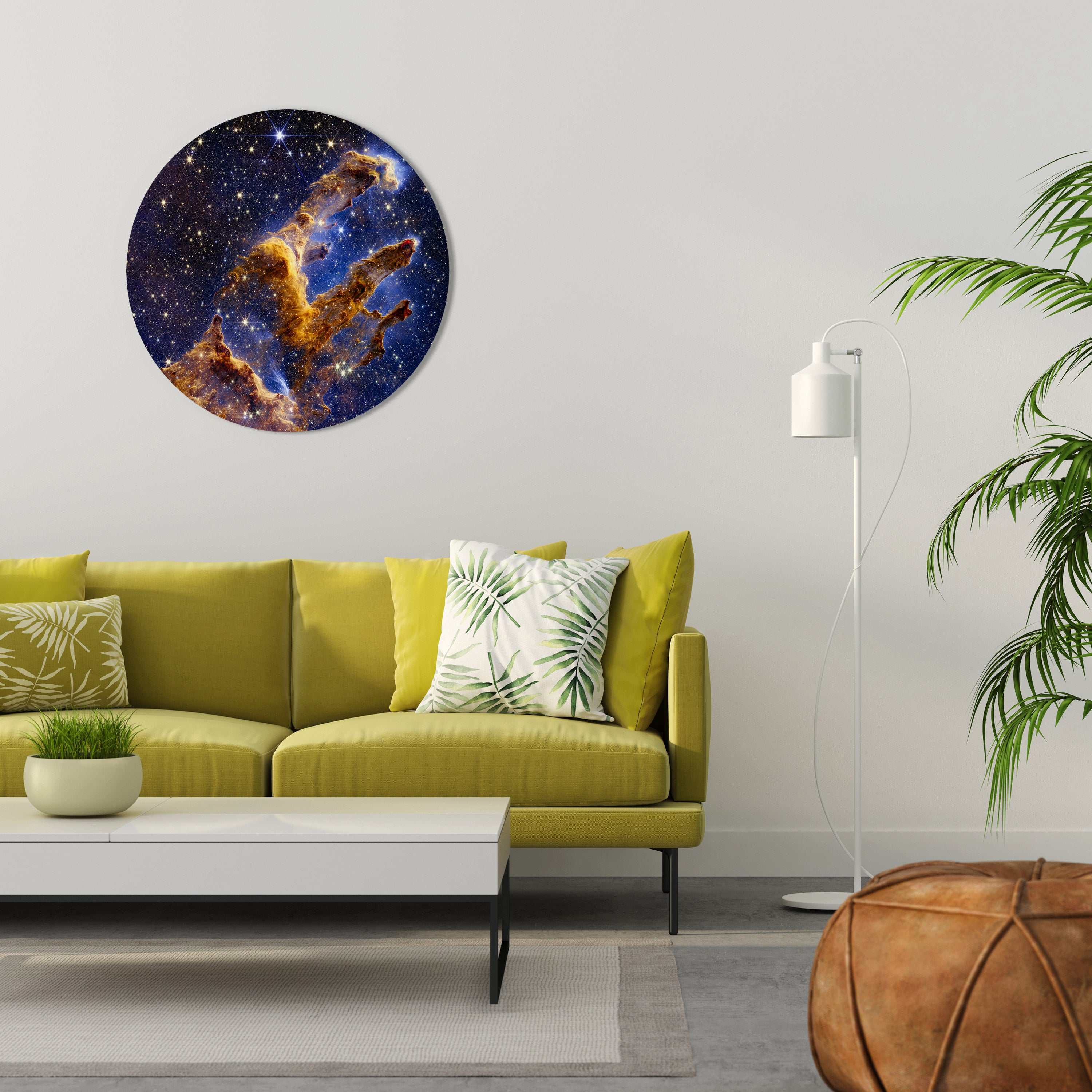 COSMIC DREAMSCAPE Round Wall Art