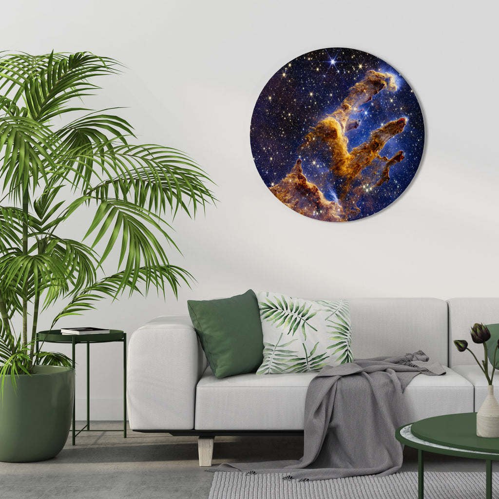COSMIC DREAMSCAPE Round Wall Art