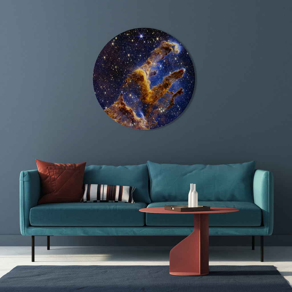 COSMIC DREAMSCAPE Round Wall Art